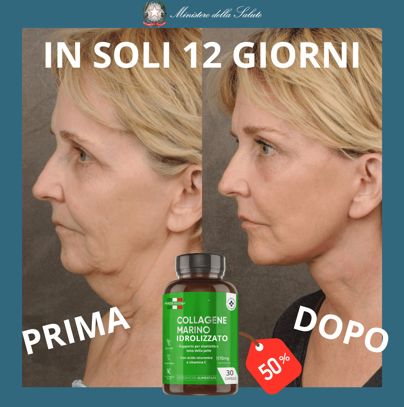 Risultati Spirulina Ultra: confronto prima e dopo, pancia più piatta e girovita ridotto
